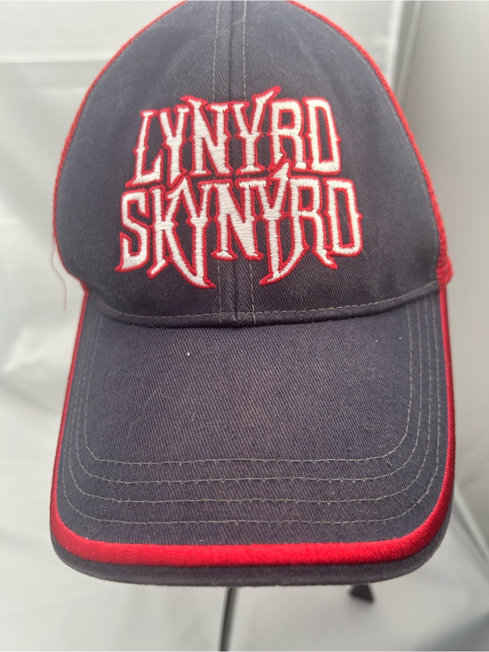 Men's Black & Red Baseball Cap